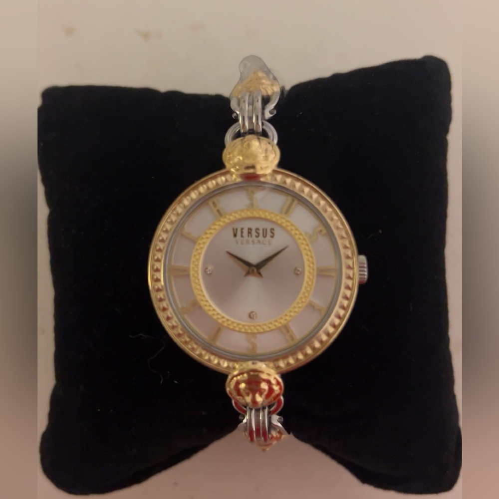 VERSACE two tone watch